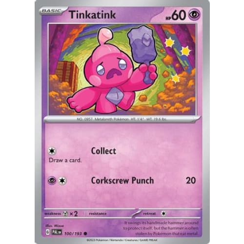 Tinkatink - 100/193 (100) Common Reverse Holofoil - Single