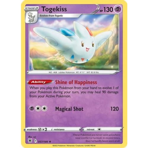 Togekiss (057/189) Holo Rare Holofoil - Single