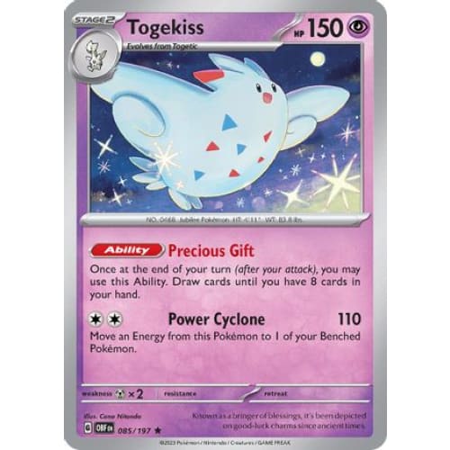 Togekiss (085/197) Common Reverse Holofoil - Single