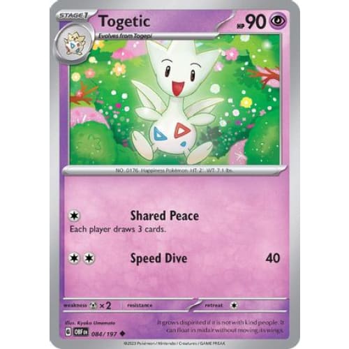 Togetic (084/197) Uncommon Reverse Holofoil - Single