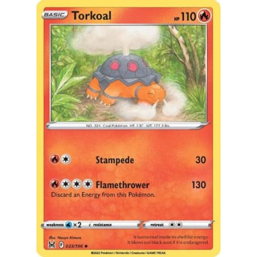 Torkoal (023/196) Uncommon - Single