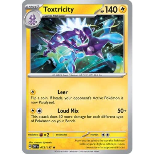 Toxtricity (72) Rare Classic Holofoil - Single