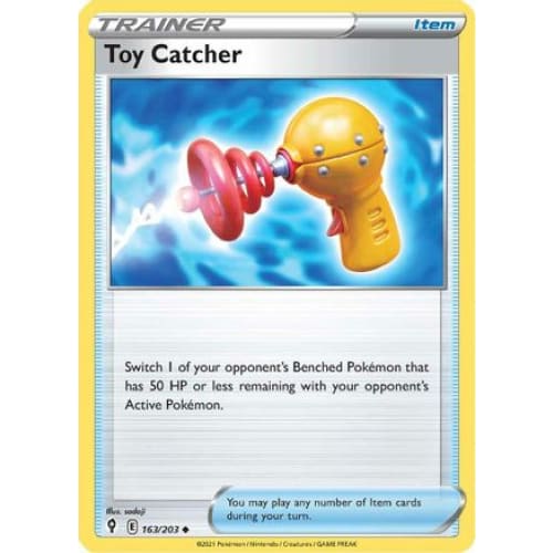 Toy Catcher (163/203) Uncommon Reverse Holofoil - Single