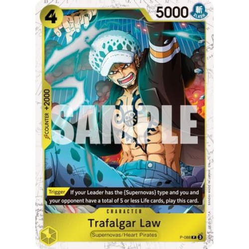 Trafalgar Law - P-088 (Pirate Foil) PR Premium Booster -The