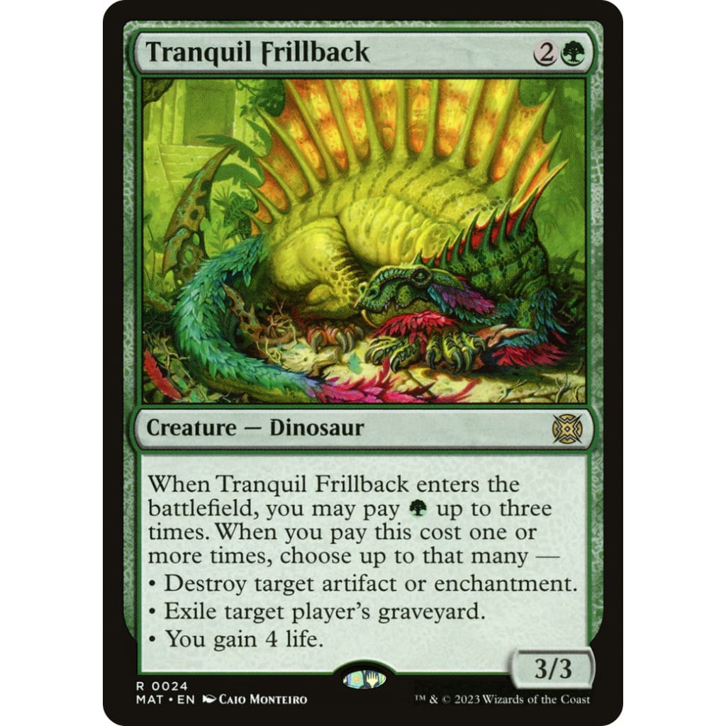 Tranquil Frillback (MAT-024) Foil - Single