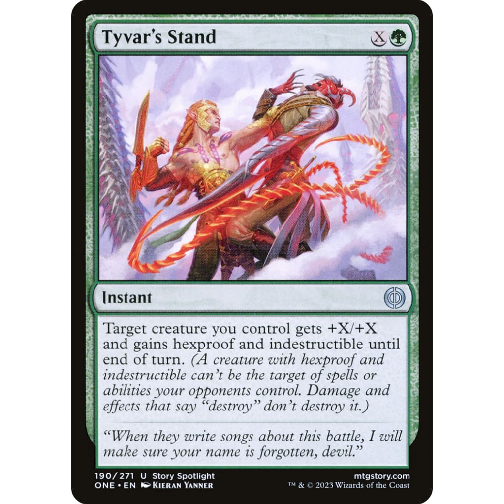 Tyvar’s Stand (ONE-190) - Single