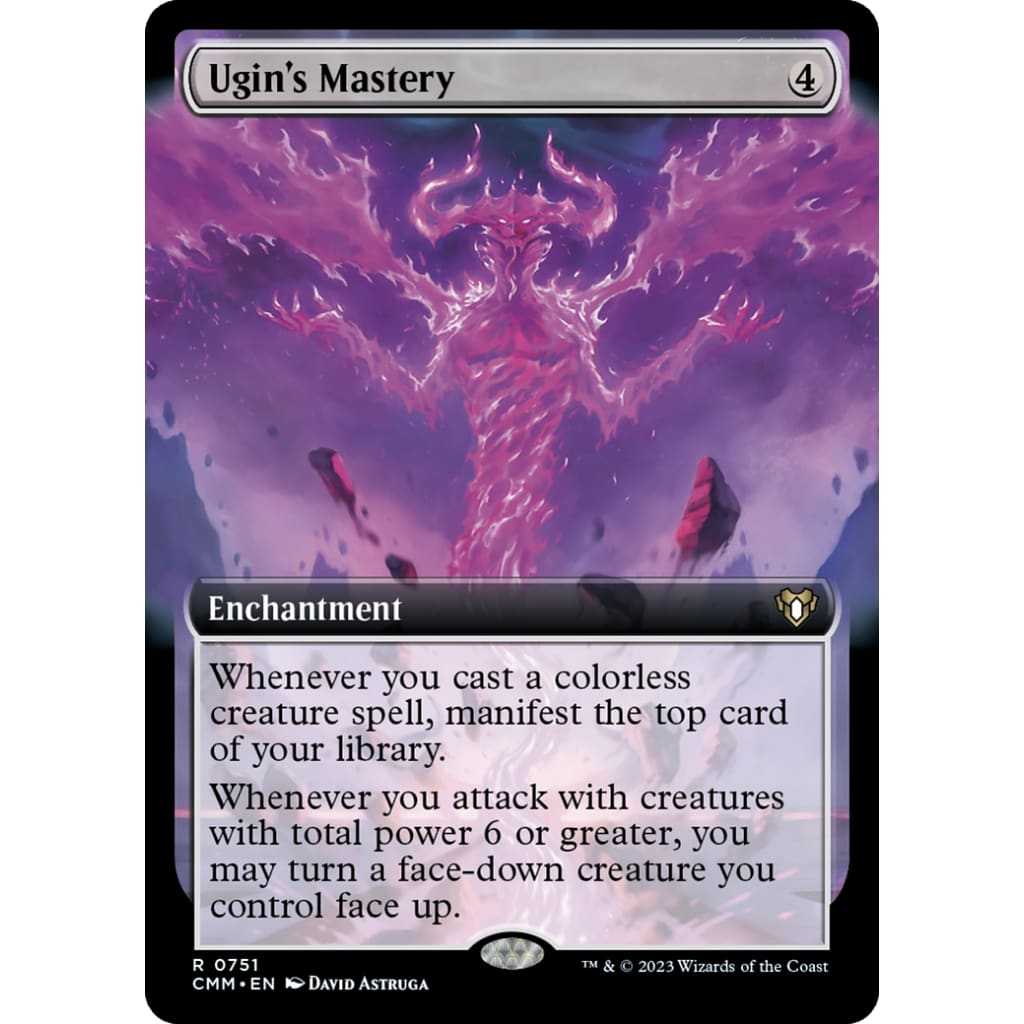 Ugin’s Mastery (CMM-751): (Extended Art) - Single