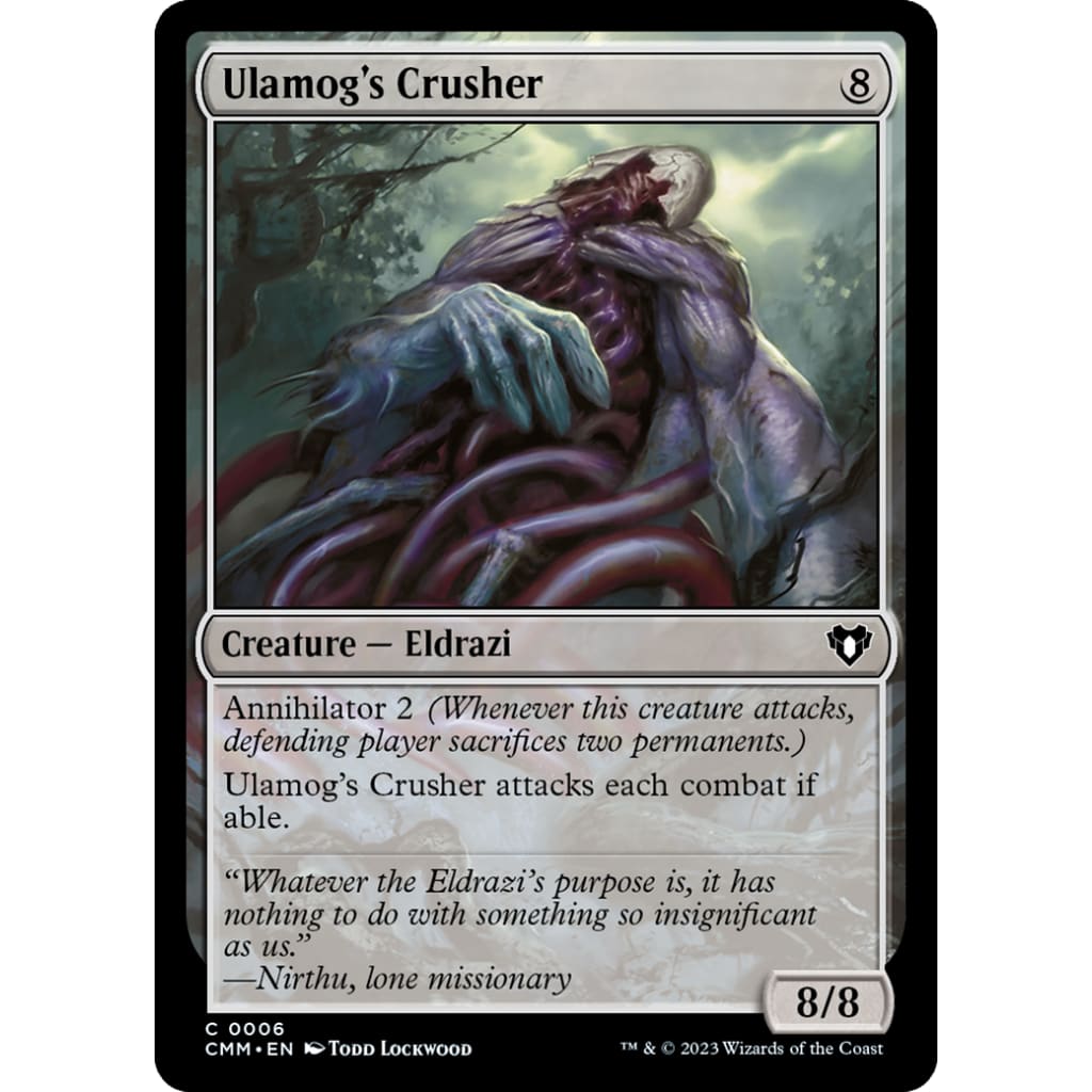 Ulamog’s Crusher (CMM-006) Foil - Single