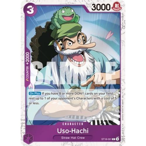 Uso-Hachi (Pirate Foil) ST18-001 C Premium Booster -The