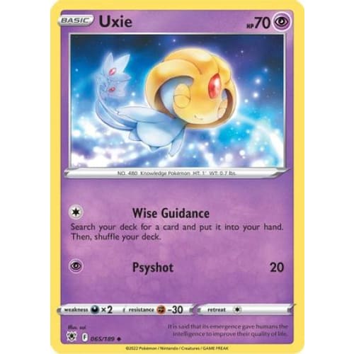Uxie (065/189) Uncommon Reverse Holofoil - Single