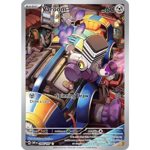 Varoom (206/197) Illustration Rare Holofoil - Single