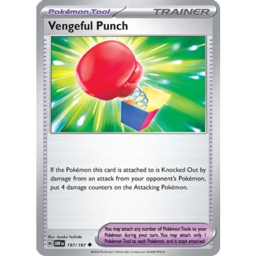 Vengeful Punch (197) Uncommon Reverse Holofoil - Single