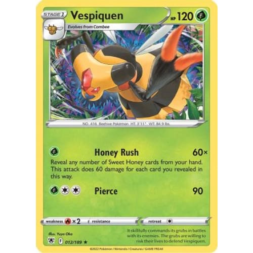 Vespiquen (012/189) Rare Classic - Single
