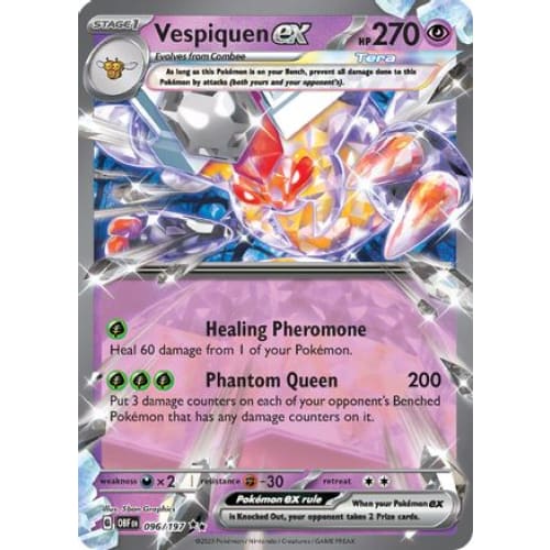 Vespiquen ex (096/197) Double Rare Holofoil - Single