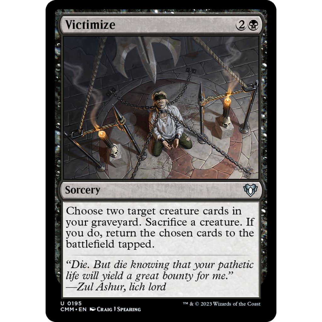 Victimize (CMM-195) Foil - Single