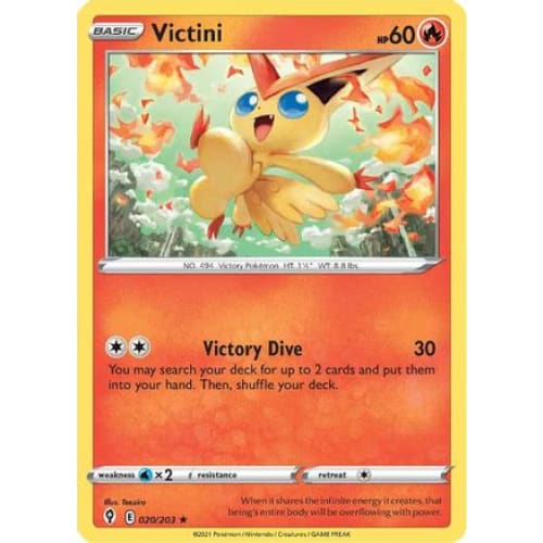 Victini (020/203) Holo Rare Reverse Holofoil - Single