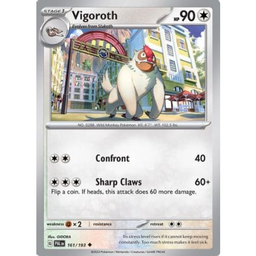 Vigoroth (161) Common Reverse Holofoil - Single