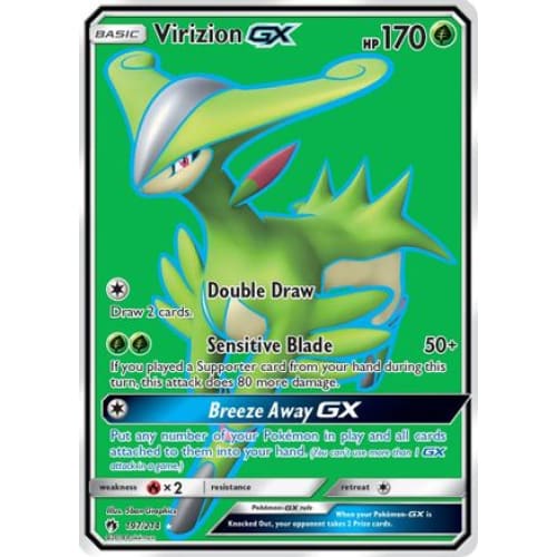 Virizion-GX (197/214) Ultra Rare Holofoil - Single
