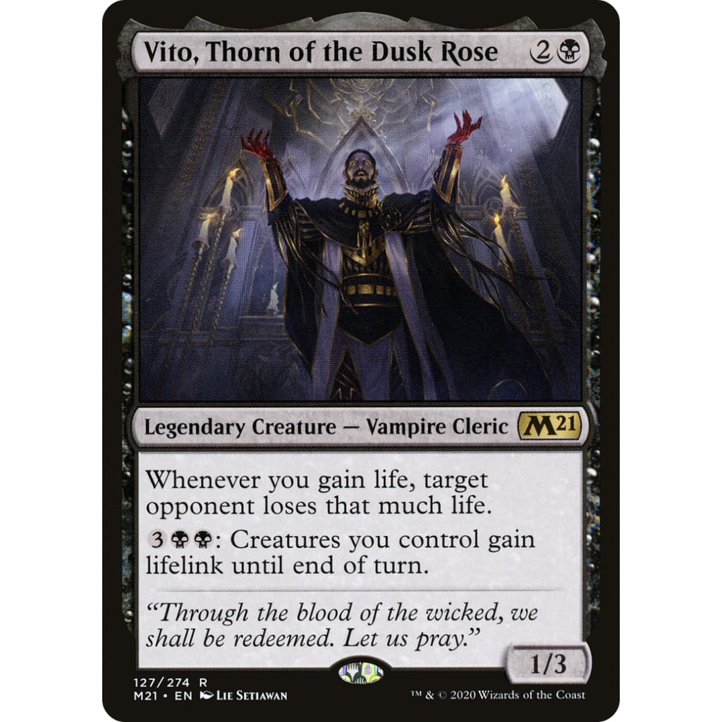 Vito Thorn of the Dusk Rose (M21-127) Foil - Single