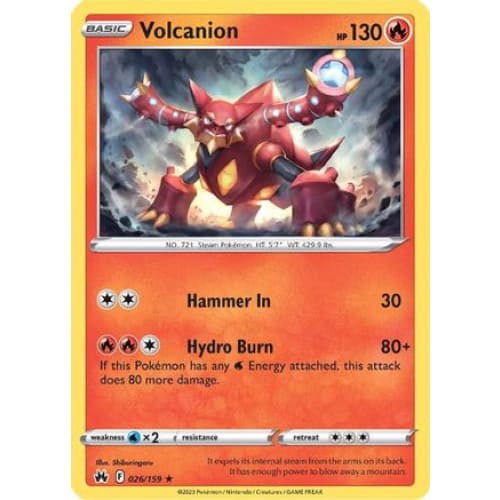Volcanion (026) Holo Rare Reverse Holofoil - Single