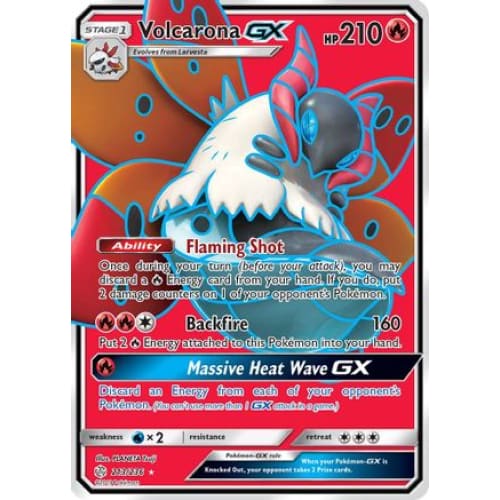 Volcarona-GX (213/236) Ultra Rare Holofoil - Single
