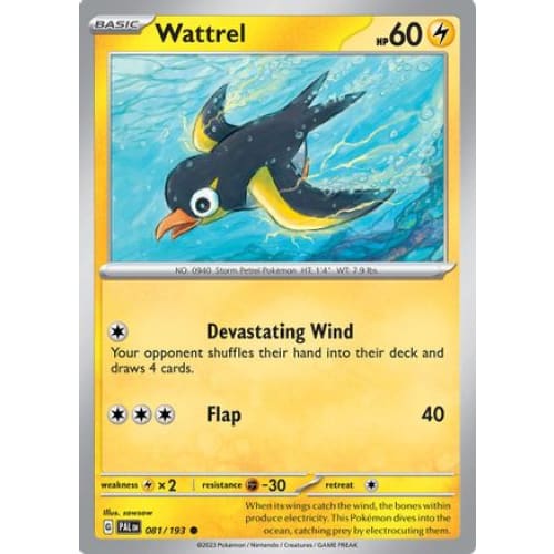 Wattrel - 081/193 (81) Common Reverse Holofoil - Single