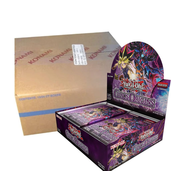 Yugioh Chaos Origins 1st Edition Sealed Case of 12 (pre – Hobbiesville