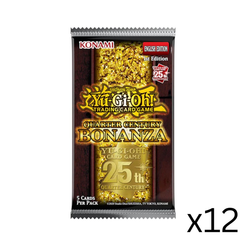 Yugioh - Quarter Century Bonanza Booster Box Case Of 12
