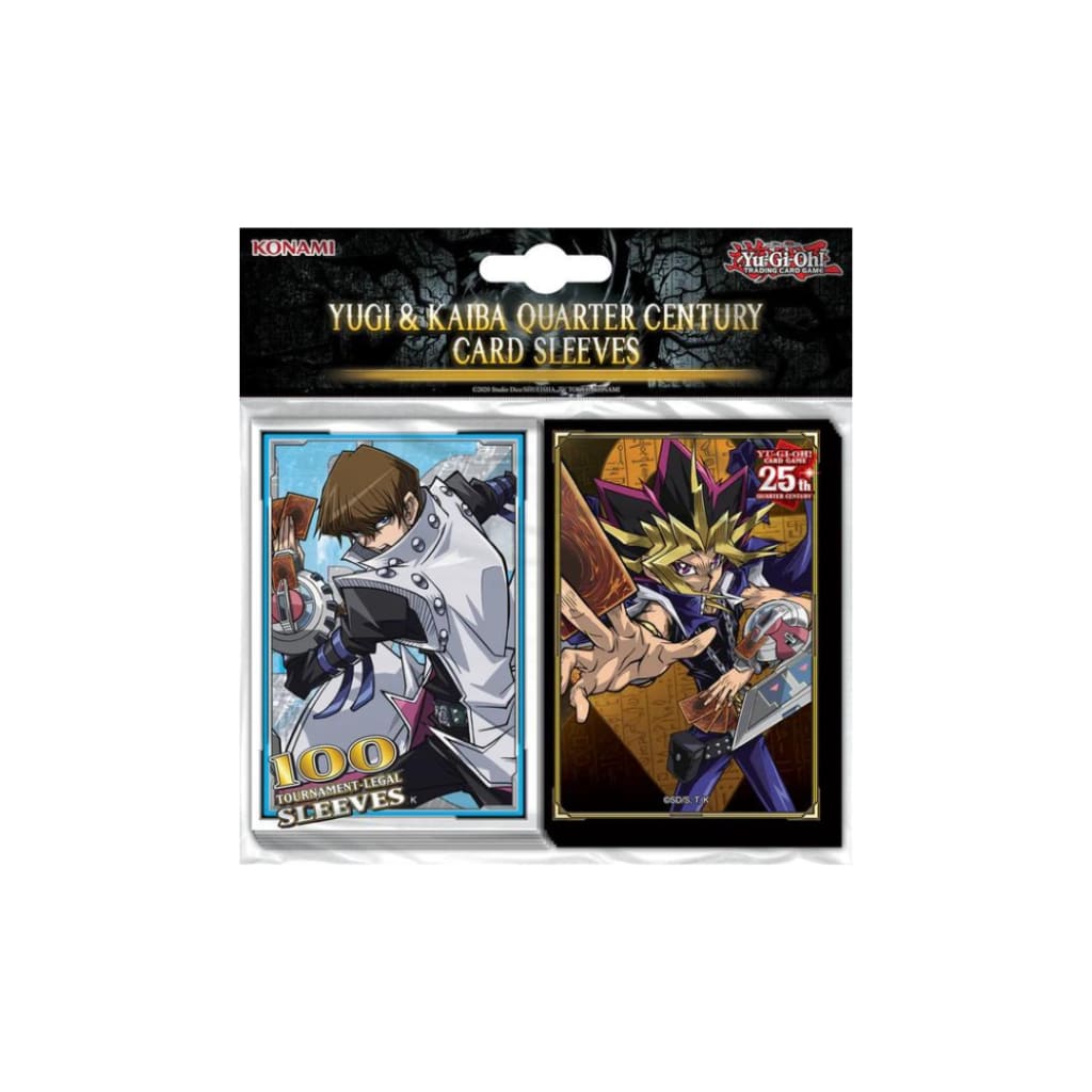 Yugioh - Yugi and Kaiba Quarter Century - Sleeves