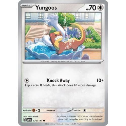Yungoos (176) Common Reverse Holofoil - Single