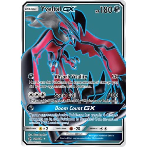 Yveltal-GX (124/131) Ultra Rare Holofoil - Single