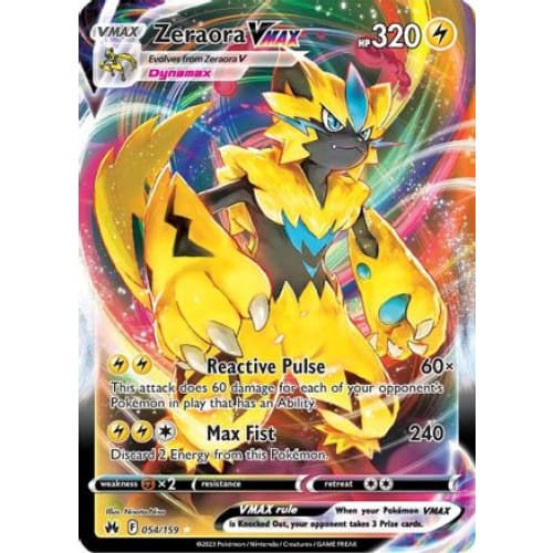 Zeraora VMAX (054) Ultra Rare Holofoil - Single