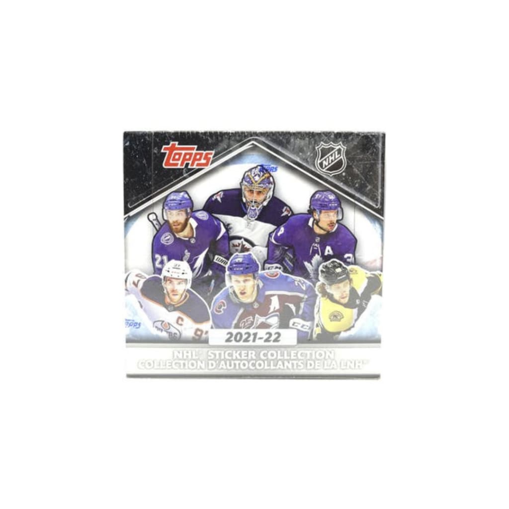 2021/22 Topps NHL Sticker Collection Hockey Box