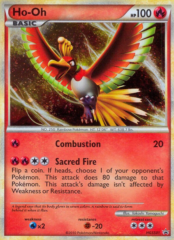 Ho-oh (hgss01/025) Promo Holofoil By Hgss Black Star Promos – Hobbiesville