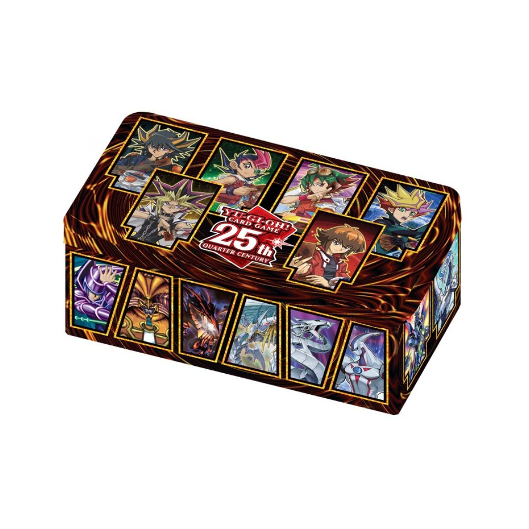 Yugioh 25th Anniversary Tin Dueling Heroes 1st Edition Hobbiesville