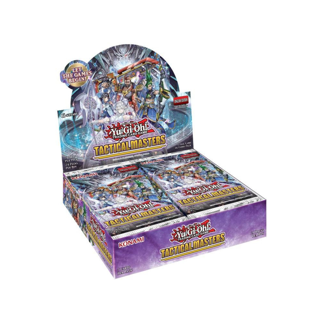 Konami Yu-Gi-Oh! TCG Tactical Masters 1st sale Edition Booster Box Display 24 Packs