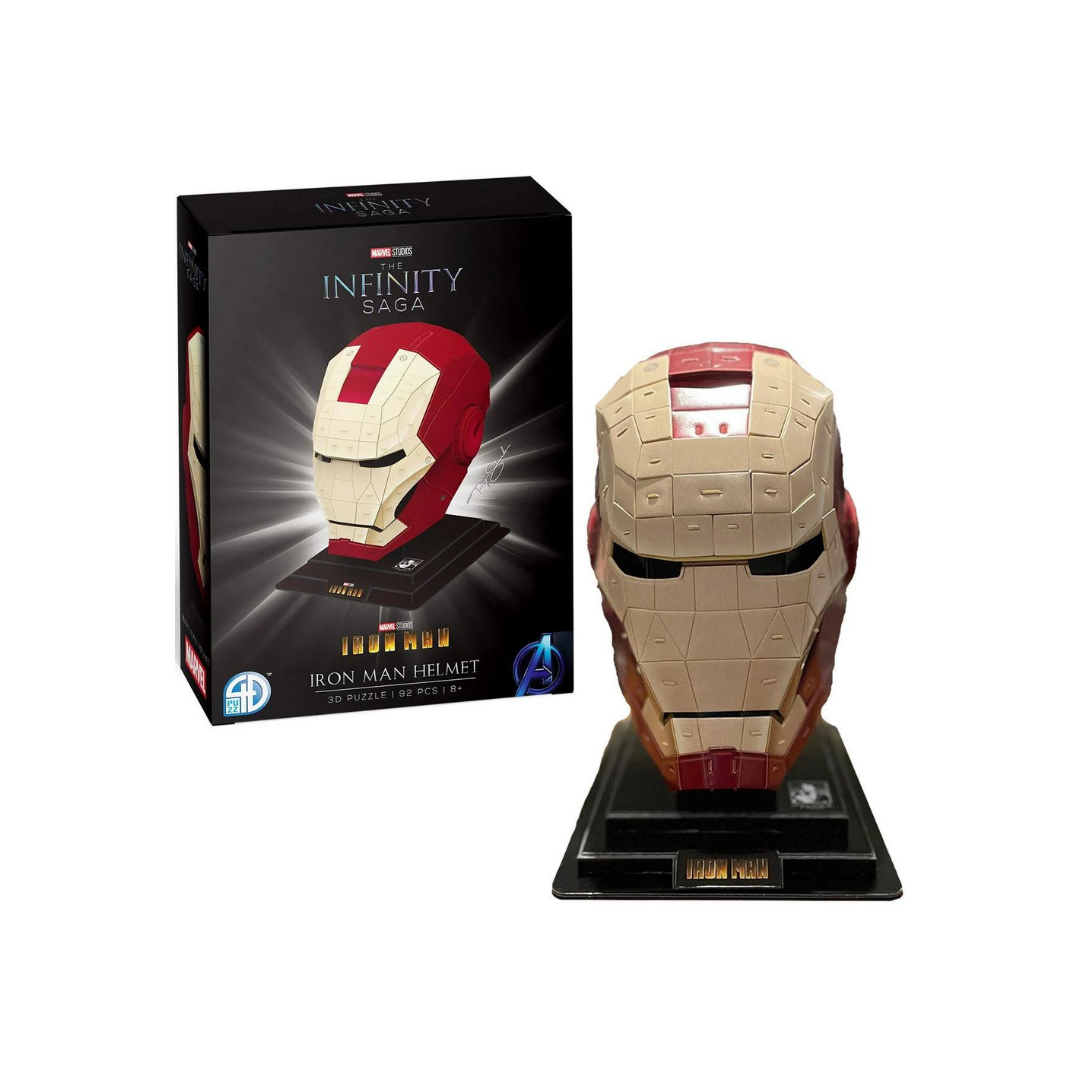 Marvel Iron Man Helmet 3d Model Puzzle Kit By 4d Brands Hobbiesville