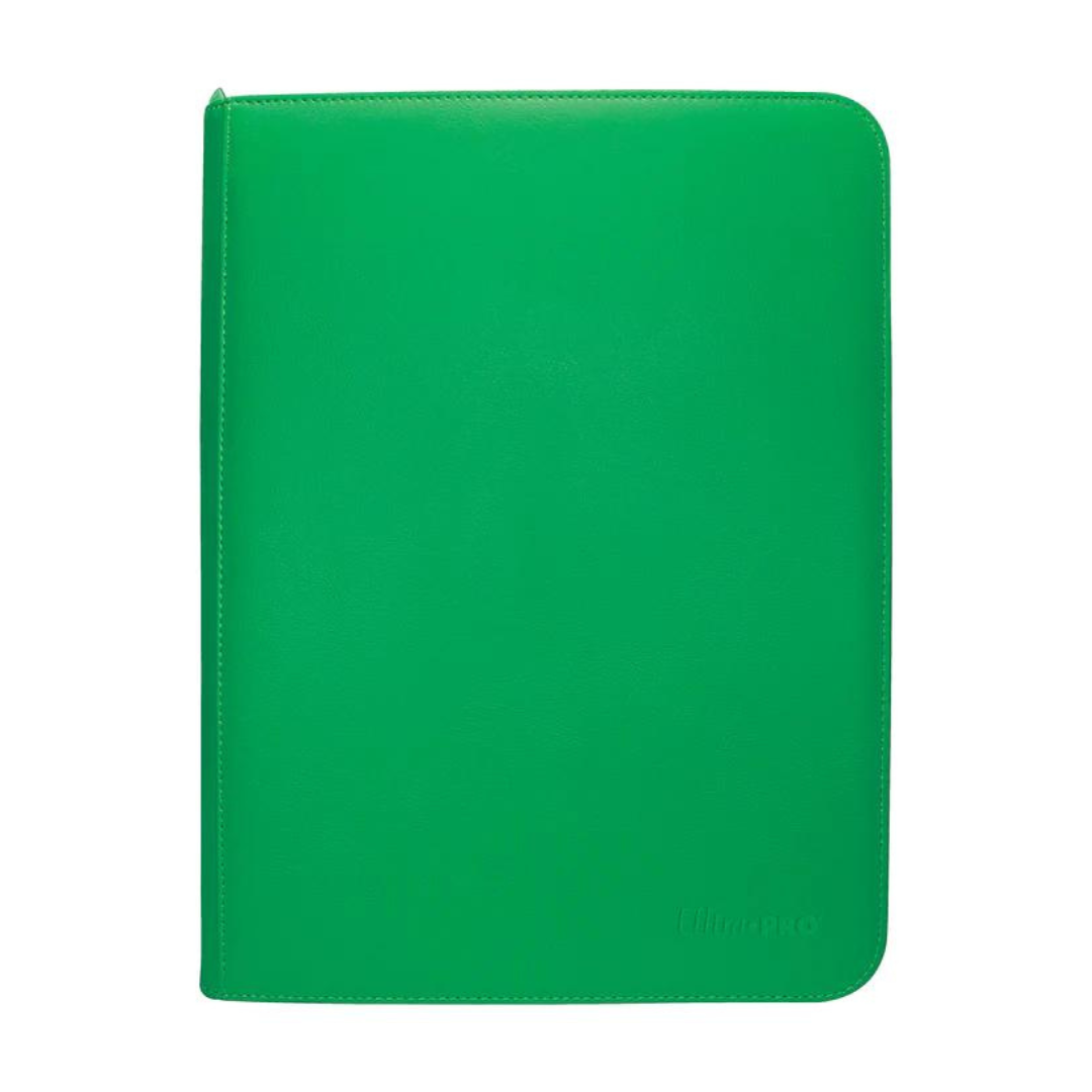 Ultra Pro - 9 Pocket Vivid Zip Pro Binder - Green By Ultra – Hobbiesville