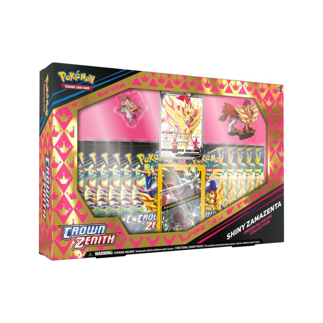 海外版ポケカ　CROWN ZENITH SHINY ZAMAZENTA Pokémon TCG: Crown Zenith Premium Figure Collection (Shiny