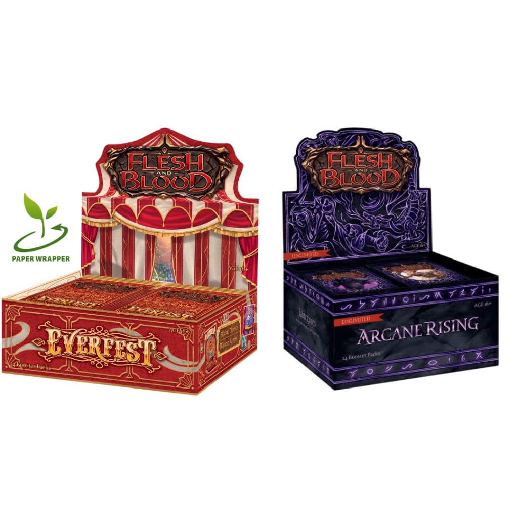 arcane rising 1st edition booster box Flesh and Blood Everfest 1st Edition + Unlimited Arcane – Hobbiesville