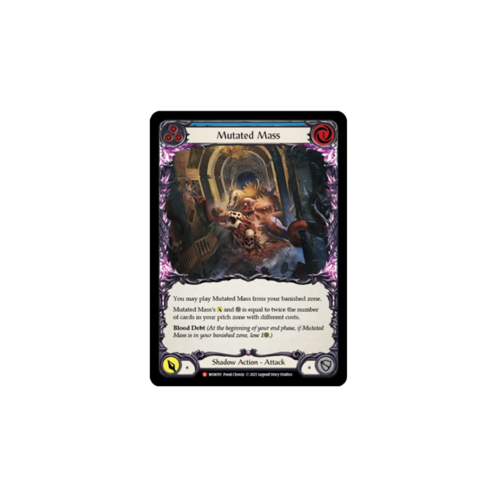 Mutated Mass [U-MON191-RF] (Monarch Unlimited) Unlimited Rainbow Foil NM-Mint Unlimited Rainbow Foil