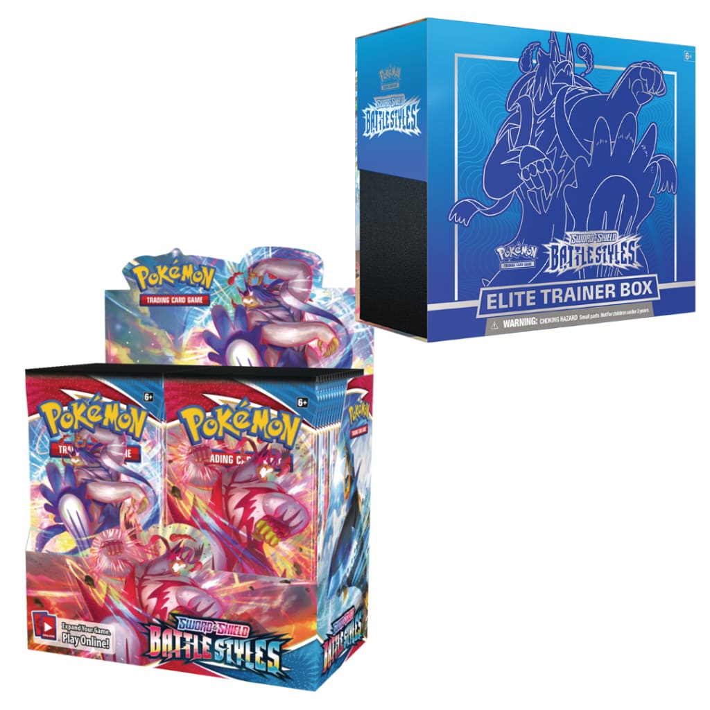Pokemon - Battle Styles - Booster Box + Elite Trainer Box Hobbiesville Pokemon - Battle Styles - Booster Box + Elite Trainer Box Hobbiesville