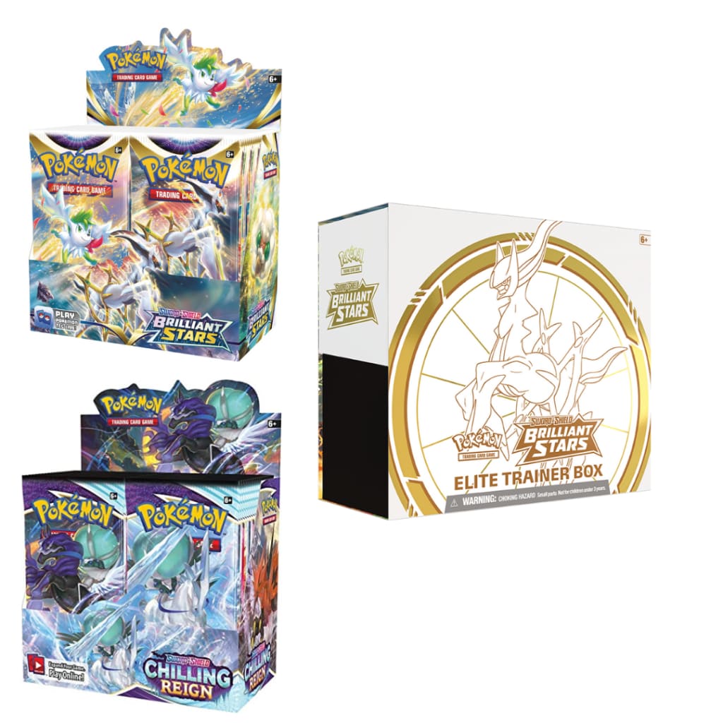 Pokemon Chilling Reign + Brilliant Stars Bundle by Pokemon – Hobbiesville