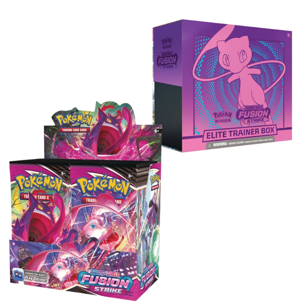 Pokemon Fusion Strike Booster Box + Fusion Strike Etb Hobbiesville Pokemon Fusion Strike Booster Box + Fusion Strike Etb Hobbiesville