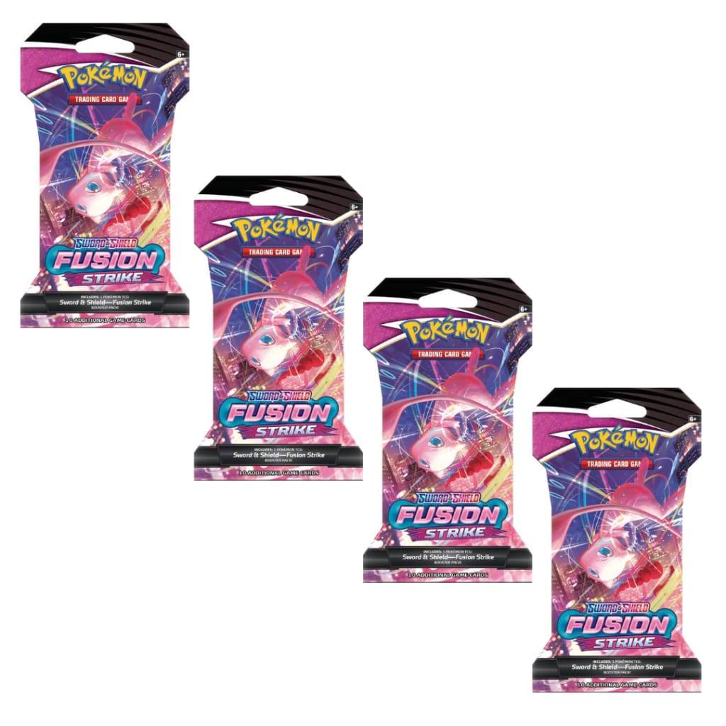 pokemon sword & shield fusion strike sleeved booster pack Pokemon - Fusion Strike - Sleeved Booster Pack