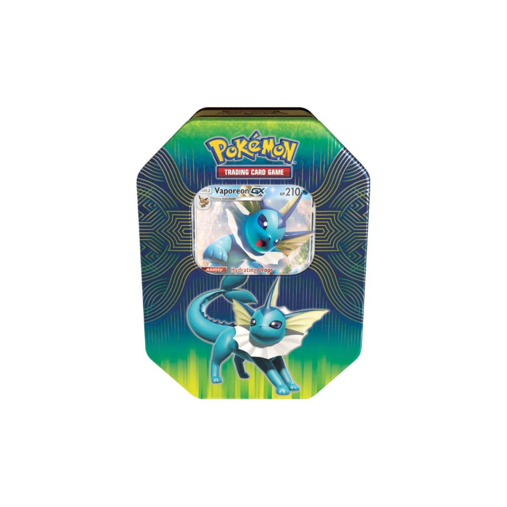 Pokémon Tcg: Elemental Power Tin Featuring Vaporeon-gx – Hobbiesville