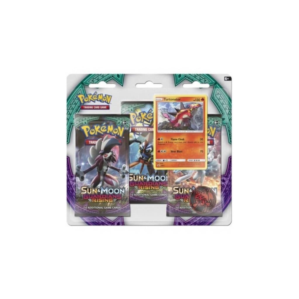Pokemon Tcg Guardians Rising 3 Pack Blister - Turtonator Hobbiesville Pokemon Tcg Guardians Rising 3 Pack Blister - Turtonator Hobbiesville