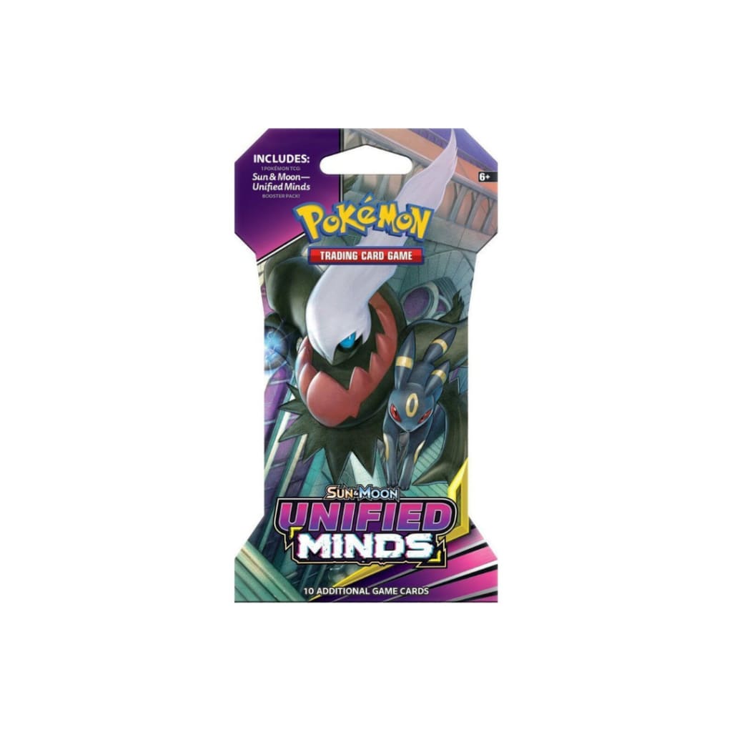 Pokemon Unified Minds Sleeved Booster Pack by Pokemon Hobbiesville Pokemon Unified Minds Sleeved Booster Pack by Pokemon Hobbiesville