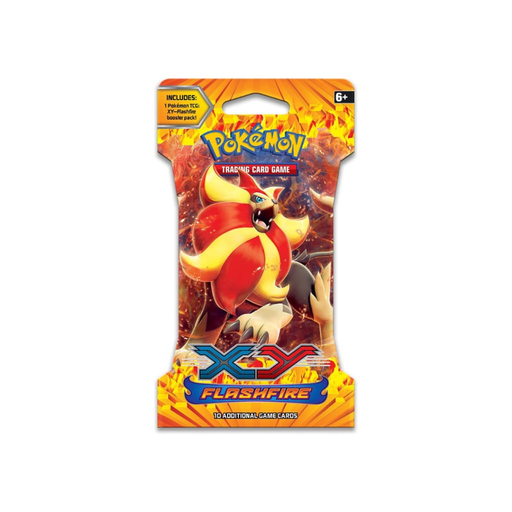 Pokemon Xy Flashfire Sleeved Booster Pack (random Art)  Hobbiesville
