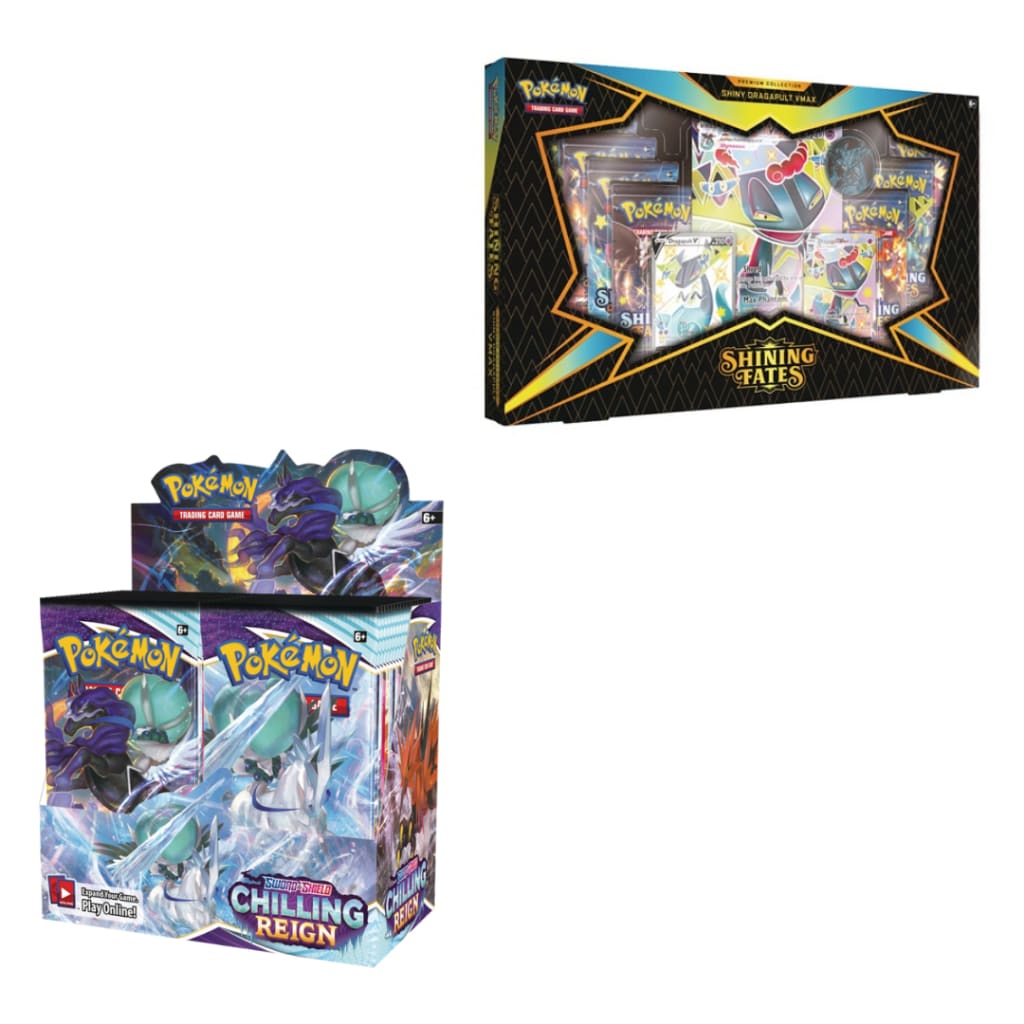 Pokemon Chilling Reign Booster Box + Dragapult Premium – Hobbiesville